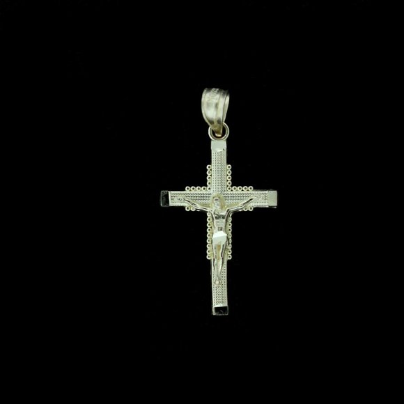 10K Real Gold Rope Chain and Cross Pendant Set - Picture 3 of 7